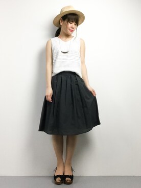 natsumiさん（レディース・160cm）の夏コーディネート