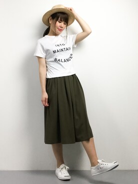 natsumiさん（レディース・160cm）の夏コーディネート