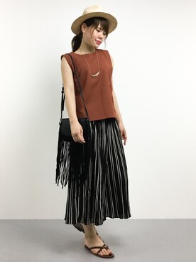 natsumiさん（レディース・160cm）の夏コーディネート