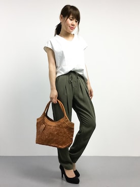 natsumiさん（レディース・160cm）の夏コーディネート