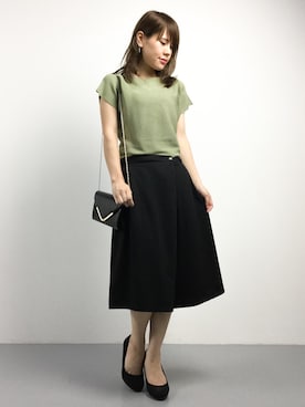 「ecruefil（エクリュフィル）のアイテム」を使った、natsumiさん（レディース・160cm）の夏コーディネート