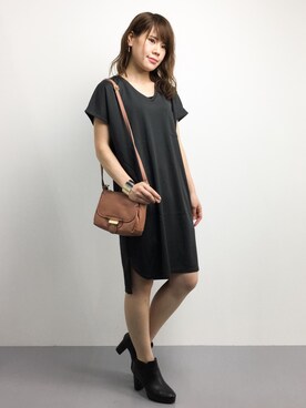「Te chichi（テチチ）のアイテム（ワンピース/ドレス）」を使った、natsumiさん（レディース・160cm）の夏コーディネート