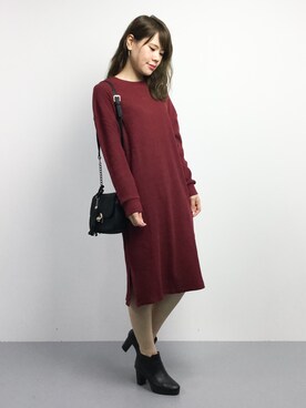 「Honey Salon（ハニーサロン）のアイテム（ワンピース/ドレス）」を使った、natsumiさん（レディース・160cm）の夏コーディネート