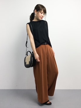 natsumiさん（レディース・160cm）の夏コーディネート