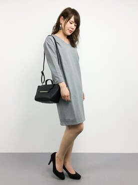 「DURAS（デュラス）のアイテム（バッグ）」を使った、natsumiさん（レディース・160cm）の夏コーディネート