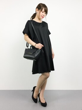 「DURAS（デュラス）のアイテム（バッグ）」を使った、natsumiさん（レディース・160cm）の夏コーディネート