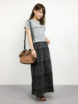 「THIS TABLE BY BEAU'RE SECOND（ヴュレセカンド）のアイテム」を使った、natsumiさん（レディース・160cm）の夏コーディネート