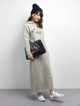 「chapter world（チャプターワールド）のアイテム（バッグ）」を使った、natsumiさん（レディース・160cm）の秋コーディネート