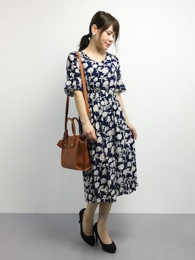 「フレアスリーブ」｜natsumiさん（レディース・160cm）の秋コーディネート