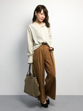 「Riletto（リレット）のアイテム」を使った、natsumiさん（レディース・160cm）の秋コーディネート