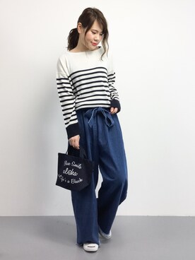 「 MAKE UP（メイクアップ）のアイテム（バッグ）」を使った、natsumiさん（レディース・160cm）の秋コーディネート