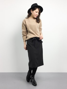 natsumiさん（レディース・160cm）の冬コーディネート