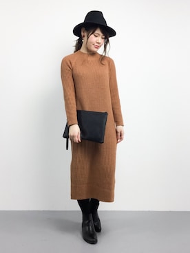 natsumiさん（レディース・160cm）の冬コーディネート