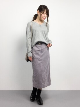 natsumiさん（レディース・160cm）の冬コーディネート