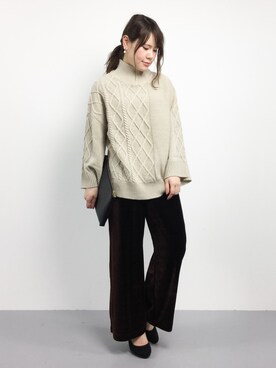 natsumiさん（レディース・160cm）の冬コーディネート