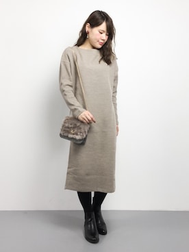 natsumiさん（レディース・160cm）の冬コーディネート