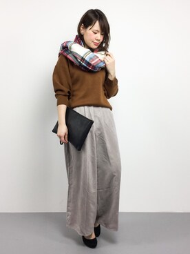 natsumiさん（レディース・160cm）の冬コーディネート