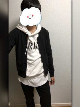 「Avail（アベイル）のアイテム（その他アウター）」を使った、Nate Riverさん（メンズ・172cm）の冬コーディネート