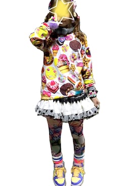「ALGONQUINS（アルゴンキン）のアイテム（スカート）」を使った、きゆさん（レディース・160cm）の冬コーディネート