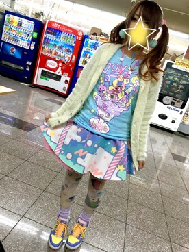 「ALGONQUINS（アルゴンキン）のアイテム（ニット/セーター）」を使った、きゆさん（レディース・160cm）の冬コーディネート