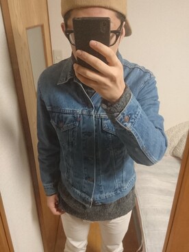 黒縁眼鏡さんのコーディネート
