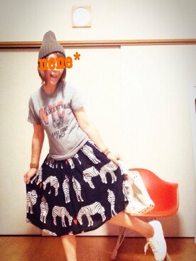 「MASTER&Co（マスターアンドコー）のアイテム（トートバッグ）」を使った、nene*さん（レディース・156cm）の夏コーディネート