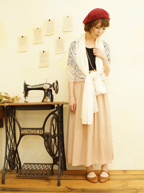 Cawaiiスタイリスト久本 ハンチング ベレー帽を使ったコーディネート Wear