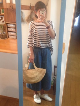 「Sans Arcidet（サンアルシデ）のアイテム」を使った、uzukanさん（レディース・158cm）の夏コーディネート