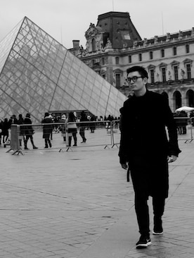 「DRKSHDW by RICK OWENS（ダークシャドウ バイ リックオウエンス）のアイテム（デニムジャケット）」を使った、xWhalexさん（メンズ・185cm）の夏コーディネート
