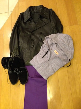 「BALL（ボール）のアイテム」を使った、タカシさん（メンズ・165cm）の春コーディネート