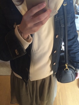 「ututu（ウツツ）のアイテム」を使った、もぐさん（レディース・158cm）の春コーディネート