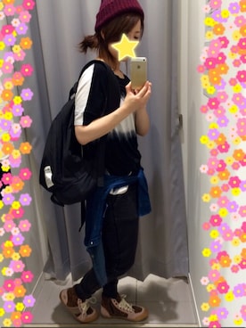 「ututu（ウツツ）のアイテム」を使った、もぐさん（レディース・158cm）の秋コーディネート