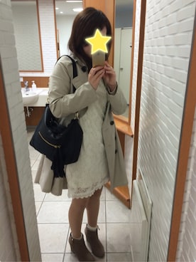 「ututu（ウツツ）のアイテム」を使った、もぐさん（レディース・158cm）の秋コーディネート