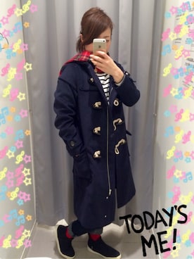 「ututu（ウツツ）のアイテム」を使った、もぐさん（レディース・158cm）の秋コーディネート