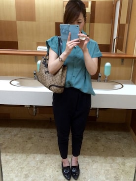 「ututu（ウツツ）のアイテム」を使った、もぐさん（レディース・158cm）の夏コーディネート