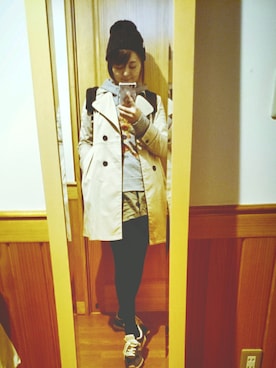 「JUNMEN（ジュンメン）のアイテム（帽子）」を使った、AyaNeさん（レディース・160cm）の秋コーディネート