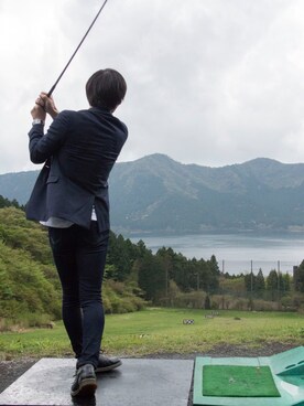 「Dr. Martens（ドクターマーチン）のDr.Martens (ドクターマーチン)/1461 3EYE GIBSON SHOES（その他シューズ）」を使った、KAIさん（メンズ・178cm）の春コーディネート