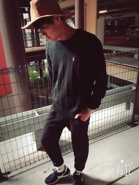 「Marc by Marc Jacobs（マークバイマークジェイコブス）のアイテム（腕時計）」を使った、Tatsukiさん（メンズ・172cm・10代）の秋コーディネート