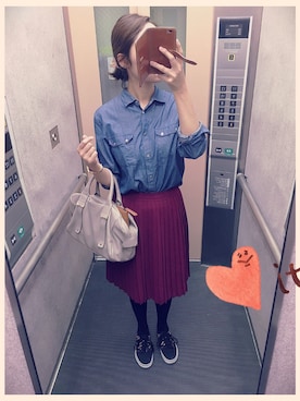 「158cm」｜「アイテム（腕時計）」を使った、iamami62さん（レディース・158cm）の秋コーディネート