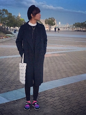 「Dior」｜「アイテム（チェスターコート）」を使った、TAKATOMOさん（メンズ・175cm）の春コーディネート