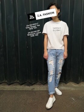 「onlinestore」｜ZAfashionさん（レディース・164cm）の春コーディネート