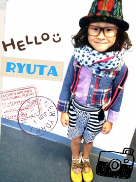 りゅうりょうさん（キッズ・110cm）の夏コーディネート