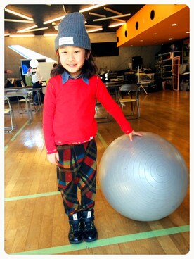 りゅうりょうさん（キッズ・110cm）の冬コーディネート