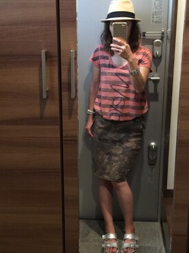 「wip（ウィップ）のアイテム」を使った、aira-girlさん（レディース・153cm）の夏コーディネート