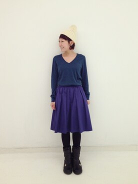 Shinoさん（レディース・154cm）の冬コーディネート