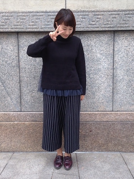 Shinoさん（レディース・154cm）の秋コーディネート