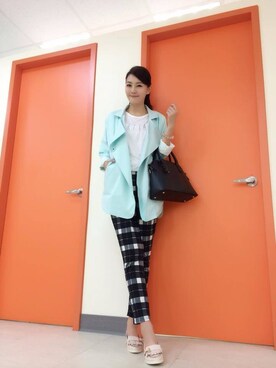 「SENSE（センス）のアイテム（ジャケット/アウター）」を使った、SeNsE さん（レディース・167cm）の春コーディネート