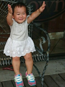 MikAnさん（キッズ・80cm）の夏コーディネート