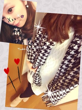 「ピアス」｜「アイテム（ブーティ）」を使った、na.さん（レディース・158cm）の冬コーディネート