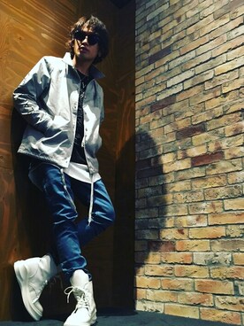 「仙台」｜「アイテム（その他アウター）」を使った、kazu.rock.001さん（メンズ・172cm）の秋コーディネート